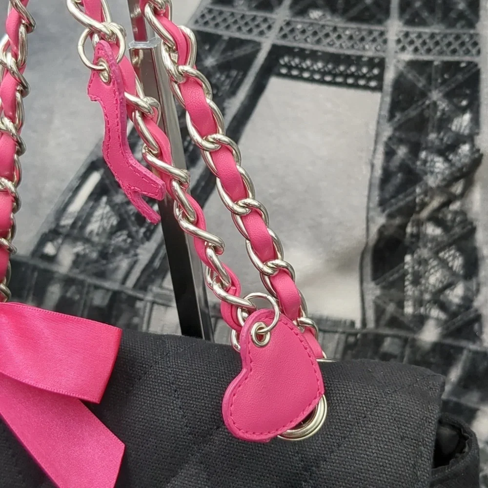 Barbie bag pink and black